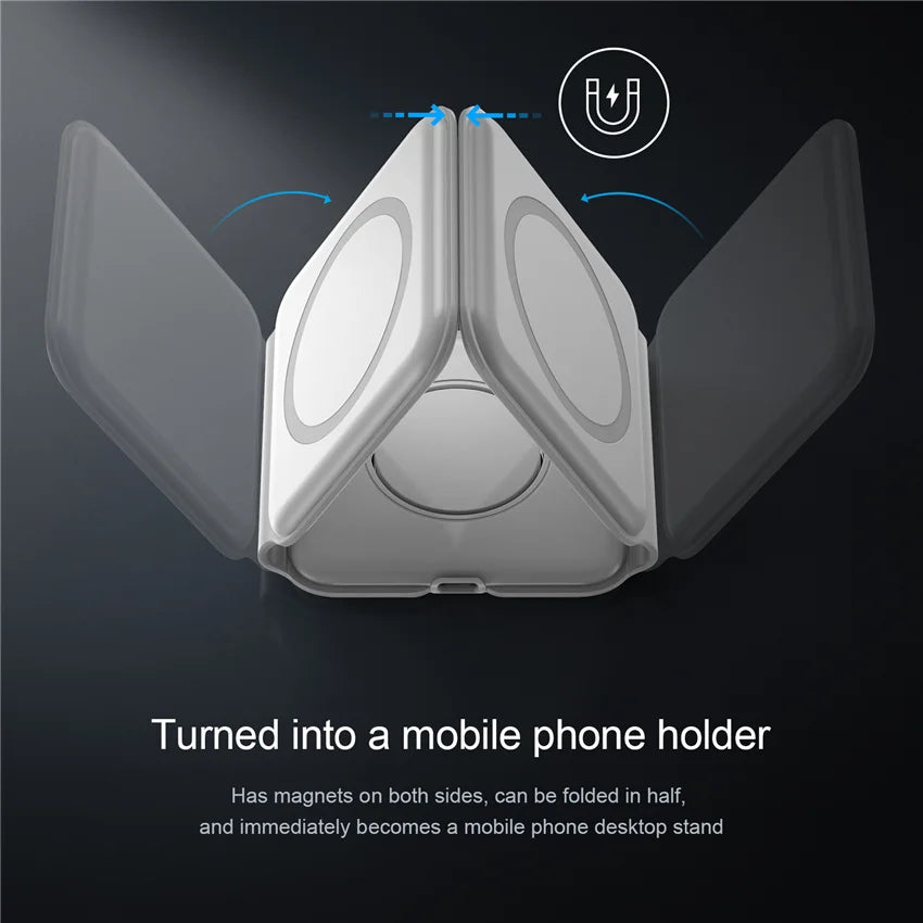 3 in 1 Foldable 100W Wireless Fast Charging Dock Station