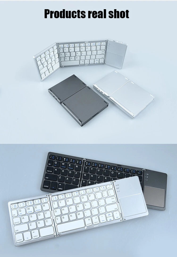 Wireless Folding Keyboard With Touchpad