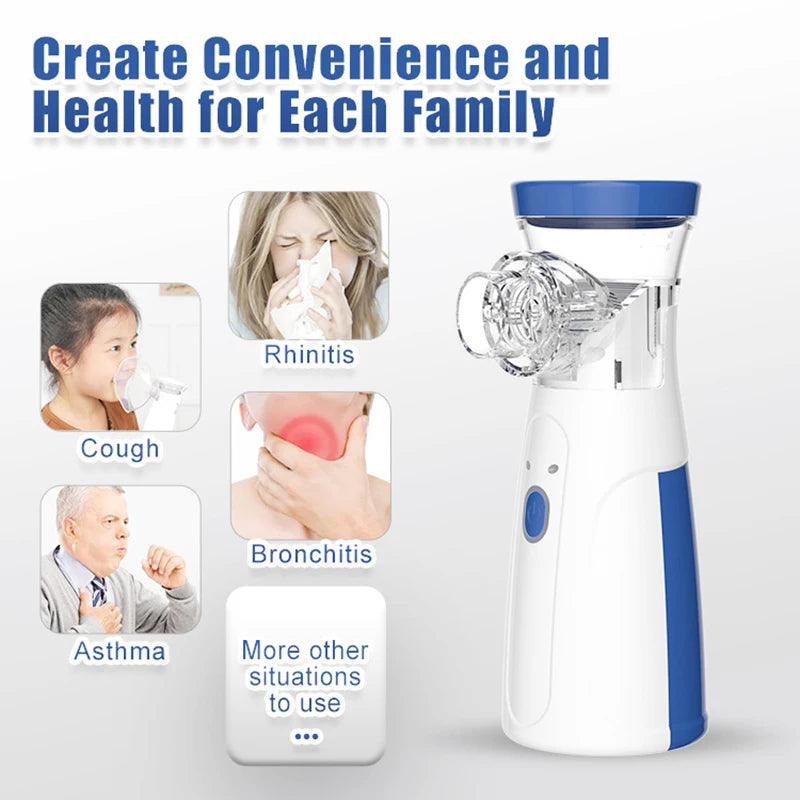 Humidifier Rechargeable Portable Inhaler Nebulizer